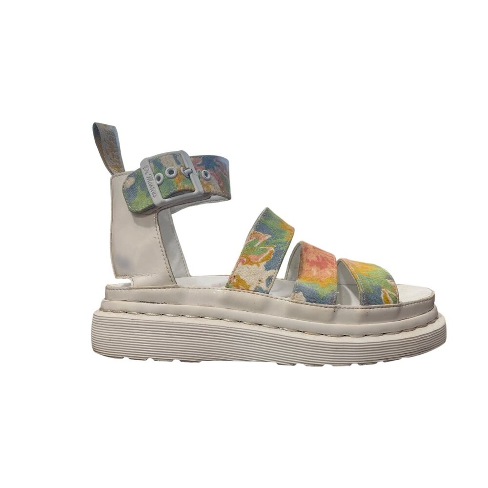 Dr. Doc Martens Clarissa II Sandal Ankle Strap Floral Airwair Vegan Women Size 6 - Picture 8 of 12
